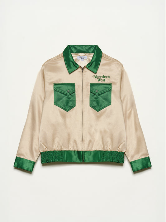 Satin Trucker Jacket