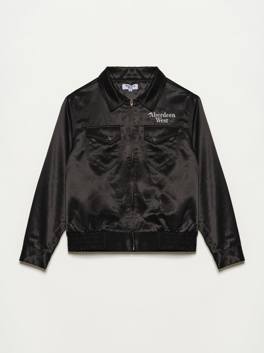 Satin Trucker Jacket