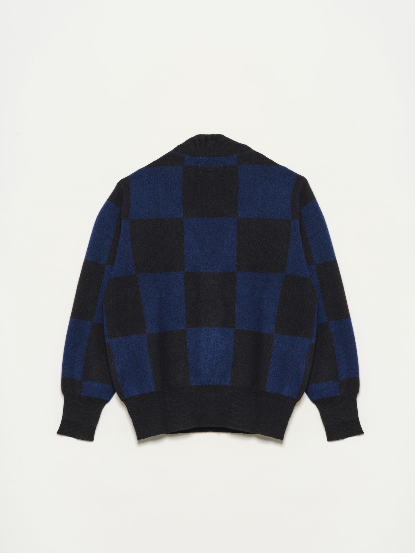 Cashmere Checker Cardigan
